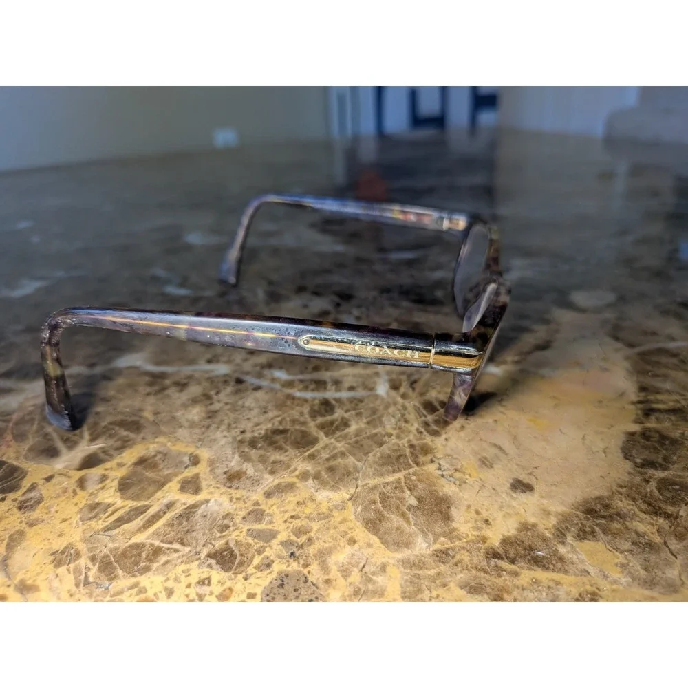 COACH HC6065 5287 Light Brown Confetti Tortoise 49mm Womens Eyeglasses